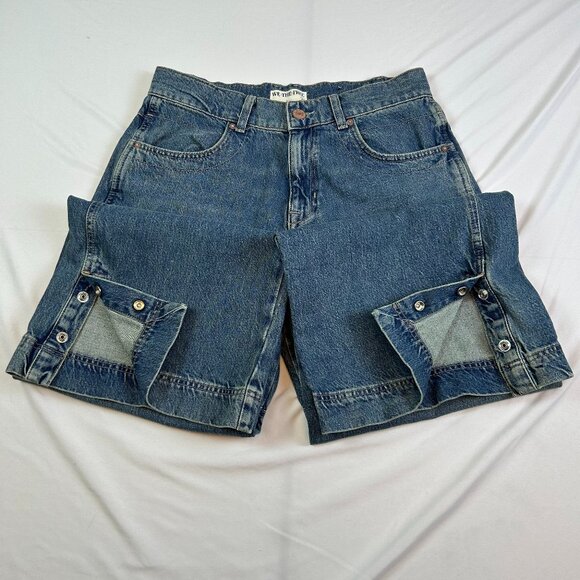 We The Free Denim - We The Free Wide Leg Snap Hem Jeans Size 29 | Y2K 90s Grunge